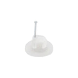 Grapa para cable redondo de 5mm color transparente 100pzs TC-57 - SILYMX