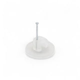 Grapa para cable redondo de 5mm color transparente 100pzs TC-57 - SILYMX