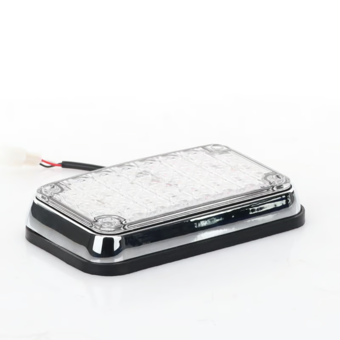 Luz de Advertencia de 6X4 pulgadas Bicolor Rojo y Claro XLTE595RWV2 - SILYMX