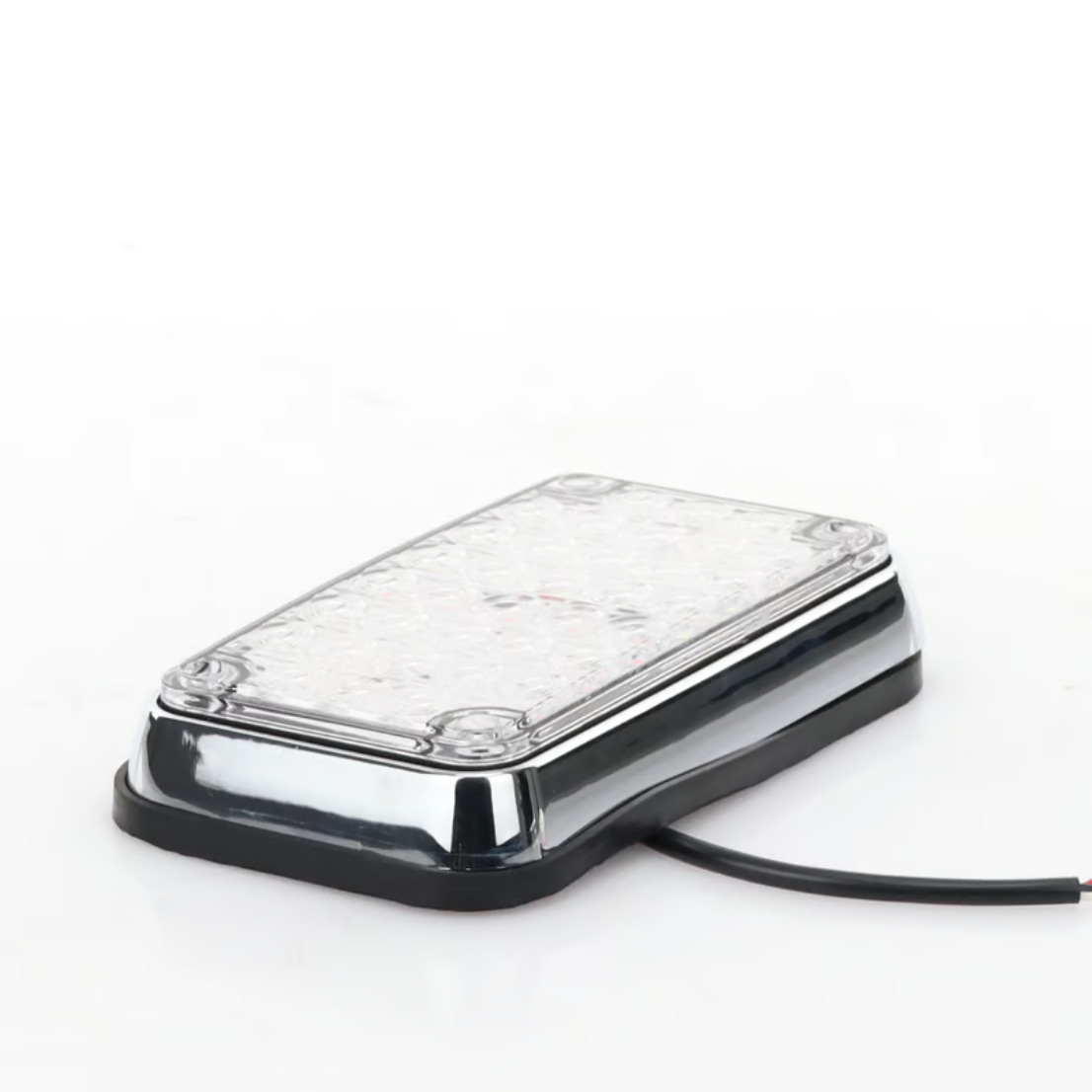 Luz de Advertencia de 6X4 pulgadas Bicolor Rojo y Claro XLTE595RWV2 - SILYMX