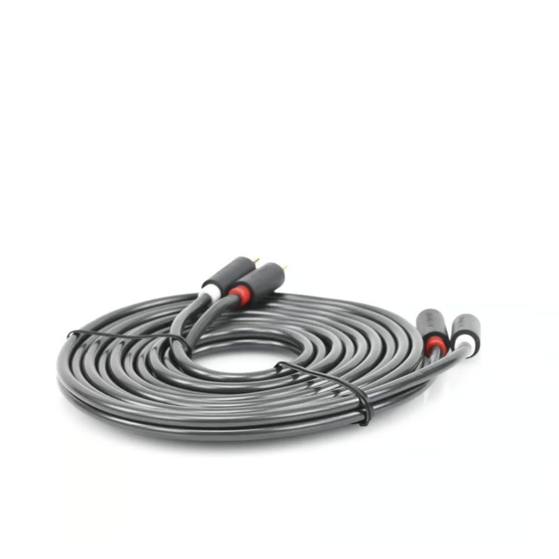 Cable de Audio 2 RCA Macho a 2 RCA Macho 3 Metros Color Negro Alta Calidad Anillos de goma asegurar un agarre firme al instalar o quitar el cable 10519 - SILYMX