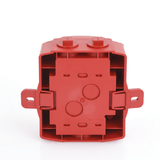 Sirena para Exterior, Montaje en Techo o Pared, 12 a 24 Vcc, Color Rojo HR-K - SILYMX