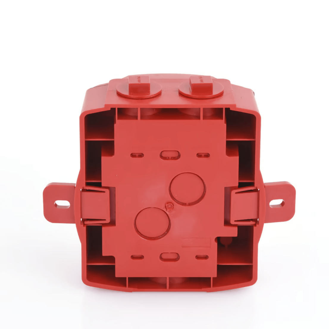 Sirena para Exterior, Montaje en Techo o Pared, 12 a 24 Vcc, Color Rojo HR-K - SILYMX