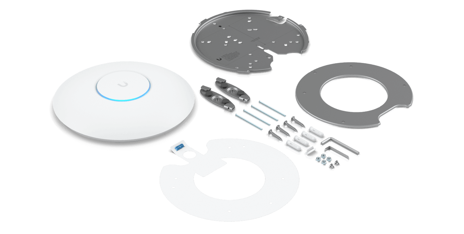 Access Point UniFi WiFi 6 Pro doble banda para interior hasta 5.3 Gbps 5 GHz (MU-MIMO 4x4 y OFDMA) y 2.4 GHz (MIMO 2x2) U6-PRO - SILYMX