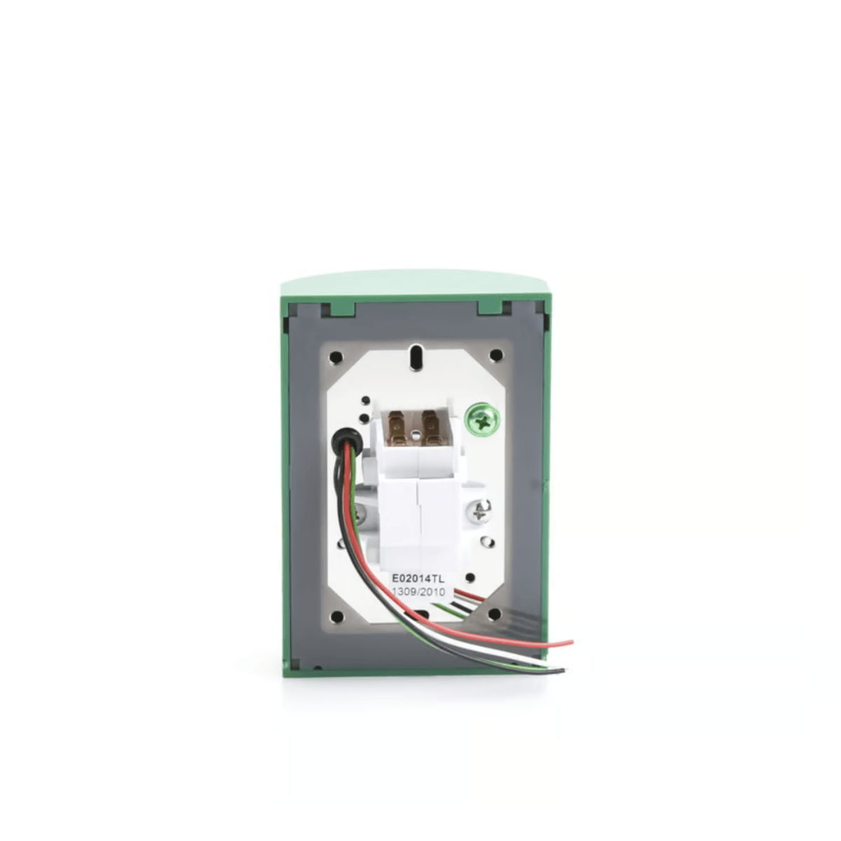 Botón de Salida de Emergencia Texto en Español Acción Mantenida Girar para Restablecer LED de iluminación SS2109EX-ES - SILYMX