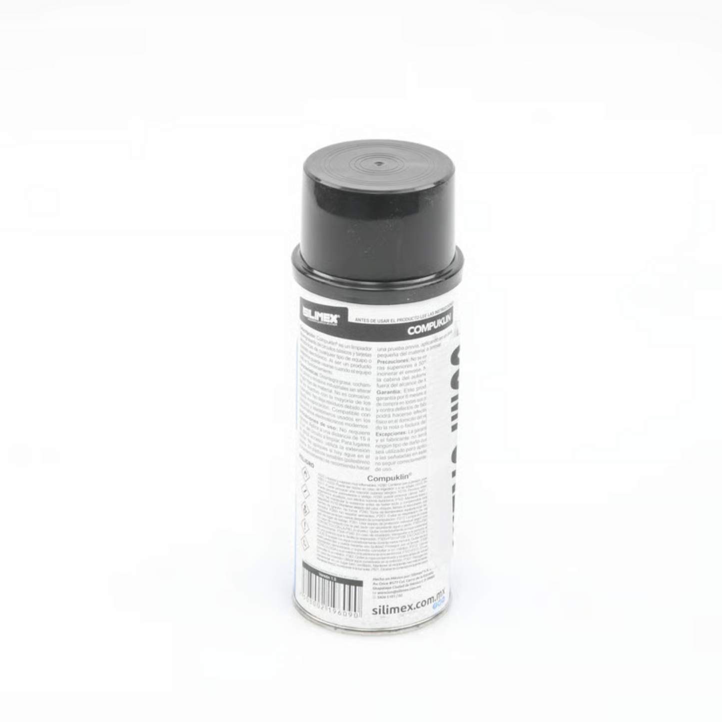 Limpiador desengrasante en aerosol dieléctrico, para tarjetas electrónicas y circuitos, bote 454 ml COMPUKLIN - SILYMX