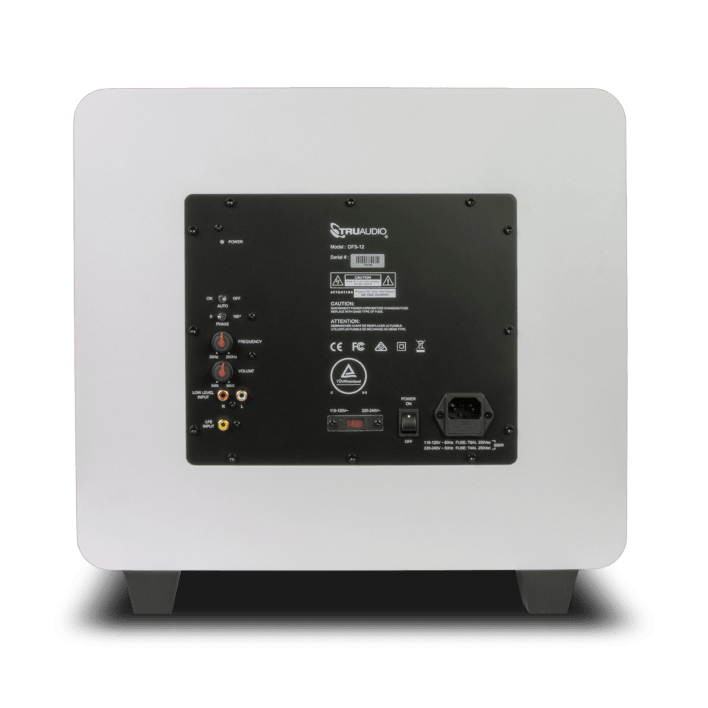 Equipos de AudioTRUAUDIODFS12WTSubwoofer Activo 12in Down - Firing 500W RMS Recinto Sellado Blanco TRUAUDIO DFS12WT - SILYMX