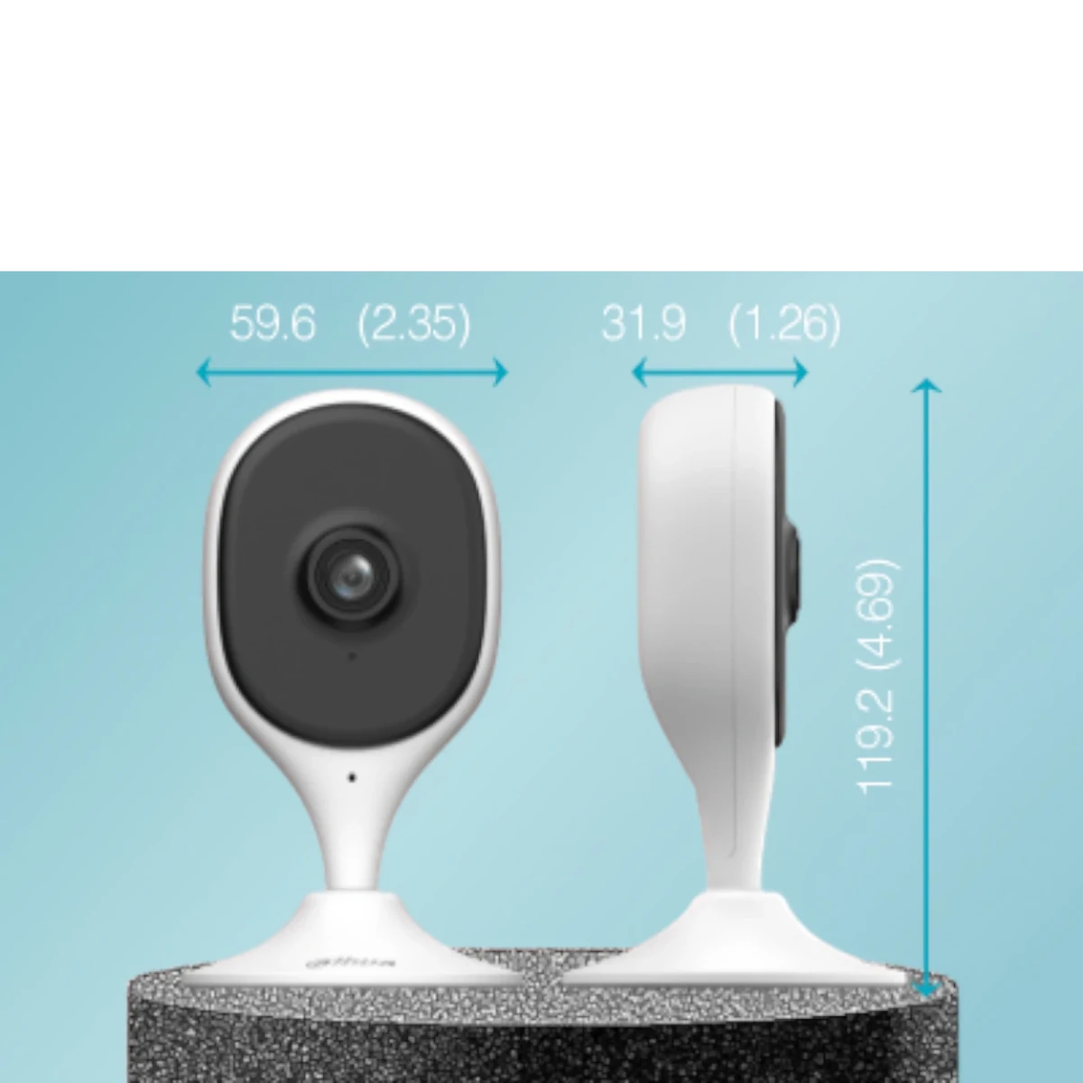 Camaras IP CuboDAHUADH-C3ACamara Cubo IP 3MP IA Deteccion Humano Mascota WiFi 6 Audio Bidireccional Dahua DH - C3A - SILYMX