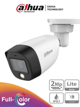 Camara Bullet HDCVI 1080p 2MP Full Color LED Lente 2.8mm Starlight IP67 Dahua DH-HAC-HFW1209CN-LED-0280B - Imagen 1