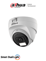 Camara Domo HDCVI 2MP 1080p Lente 2.8mm Luz Dual IR 25m Microfono IP67 Dahua DH-HAC-T1A21N-U-IL-A - Imagen 1