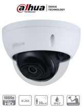 DAHUA IPC-HDBW1230E- Camara IP Domo Antivandalica de 2 Megapixeles/ Lente de 2.8 mm/ 104 Grados de Apertura/ Metalica/ IR de 30 Mts/ IP67/ IK10/ PoE/ DWDR/ - Imagen 1