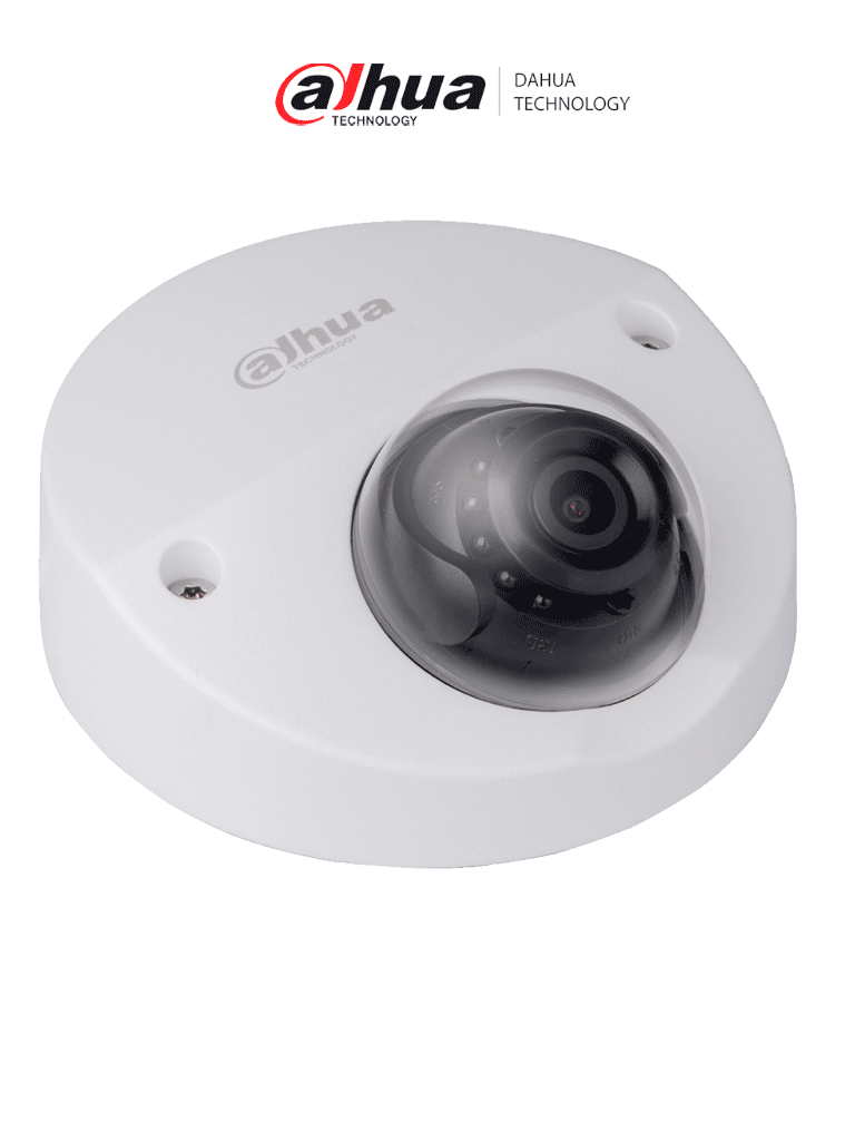DAHUA IPC-HDBW3231FN-M - Cámara IP Domo Antivandálica de 2 MP, Lente de 2.8mm, 110° de apertura, Micrófono integrado, Codificación H.264 y H.265, IR de 23 metros, WDR Real, IP67, IK10, PoE - Imagen 1