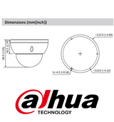 DAHUA IPC-HDBW3441RN-ZAS-27135 - Cámara IP Domo Resolución de 4 MP/ Lente Mot. 2.7 a 13.5mm/ ? 104°-27°/ IR 40 mts/ IA WizSense/ Detección de Movimiento Inteligente/ Protección Perimetral/ PoE/ WDR/ H.265+/ IP67/ IK10/ E&S Alarma/ E&S Audio - Imagen 1