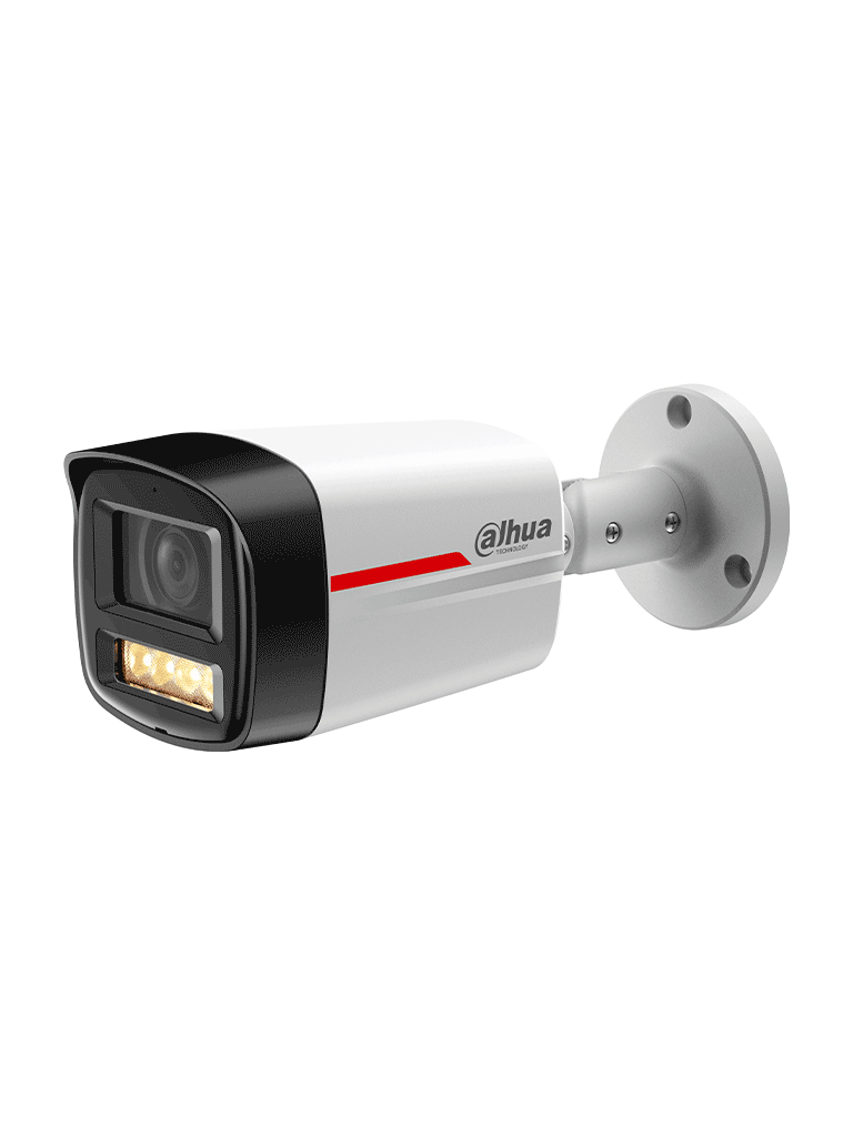Camara Bullet IP 2MP WizColor WizSense Lente 2.8mm Luz Calida 50m Microfono PoE IP67 Dahua DH-IPC-HFW2249TL-S-PRO - Imagen 2