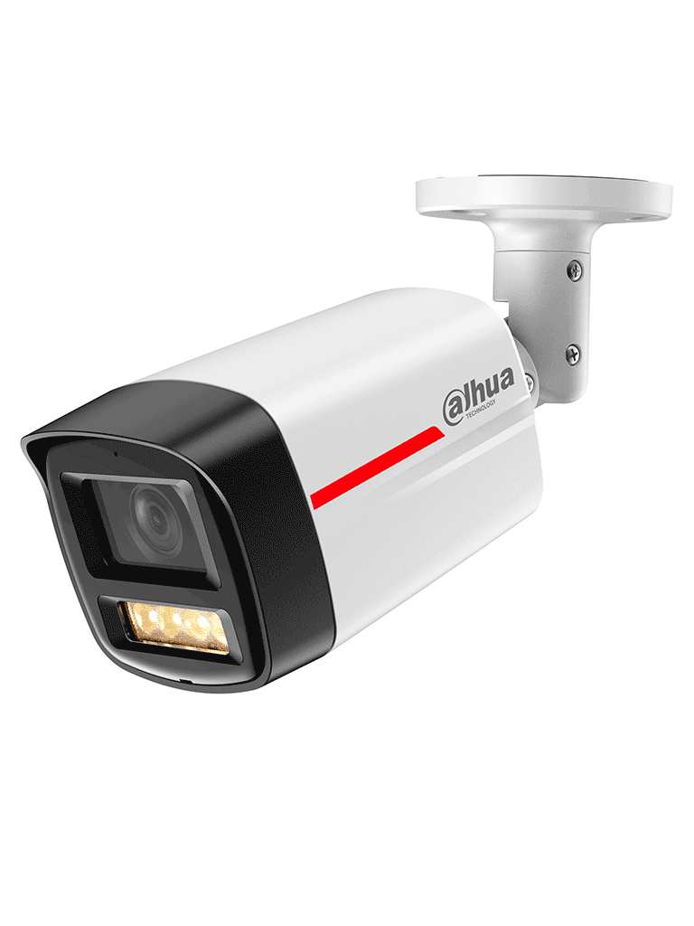 Camara Bullet IP 2MP WizColor WizSense Lente 2.8mm Luz Calida 50m Microfono PoE IP67 Dahua DH-IPC-HFW2249TL-S-PRO - Imagen 4
