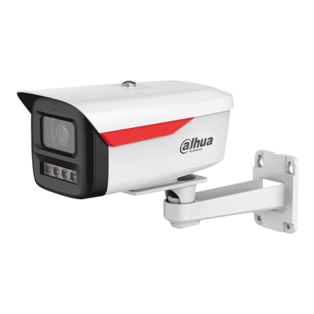 DAHUA DH-IPC-HFW2449M-S-B-PRO - Cámara IP Bullet de 4MP / WizColor /WizSense/ equipada con IA/ SMD Plus/ Lente de 3.6 mm/ micrófono integrado/ Protección perimetral/ Ranura MicroSD, WDR real de 120 dB y PoE. Certificación IP67/ - Imagen 1