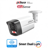 DAHUA IPC-HFW2549TL-S-PV -Cámara IP Bullet de 5 Megapixeles/ Iluminador Dual y Disuasión Activa/ Sirena y Estrobo/ Lente de 2.8 mm/ 111 Grados de Apertura/ WizSense/ 30 Metros de IR y Luz Visible/ WDR Real/PoE/Audio Bidireccional/Ranura MicroSD - Imagen 1