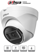DAHUA IPC-T1E20 -Camara IP Domo de 2 MP, lente de 2.8 mm y 99° de visión. Alcance IR de 30 m, protección IP67 y alimentación PoE. Funciones avanzadas: DWDR, 3D NR, HLC, BLC y compresión H.265+ Ideal para videovigilancia confiable - Imagen 1