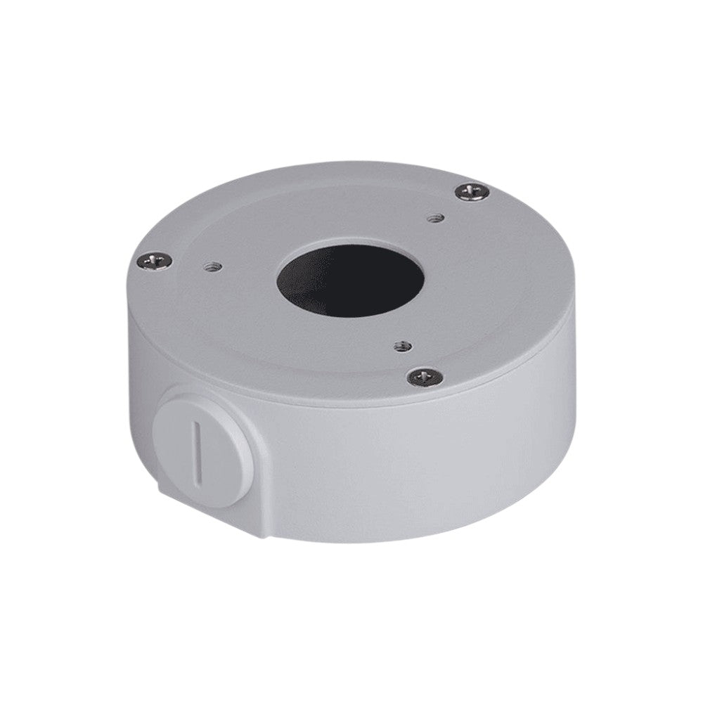 DAHUA PFA134 - Caja de conexiones para cámaras bullet Dahua HFAW1000R, HFAW1100S, HFAW1200RM, HFAW2401S, HFW1120S, HFW1320S y HFW1320SW. Ideal para una instalación ordenada y segura, asegurando una gestión eficiente de cables. - Imagen 1