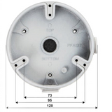 Caja de Conexiones para Cámaras Compatible Series T3A HDW8 HDW7 SD22 D3A Dahua DH-PFA137 - Imagen 5