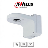 Brazo de Pared para Camaras Domo Aluminio Blanco Capacidad 15kg Dahua DH-PFB206W
