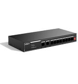DAHUA SF1010LP - Switch PoE de 10 Puertos Fast Ethernet/ 8 Puertos PoE 10/100 / 65 Watts Totales / 2 Puertos Uplink RJ-45/ PoE watchdog/ Hasta 250 metros/ Switching 12 Gbps/ Protección Contra Descargas - Imagen 2