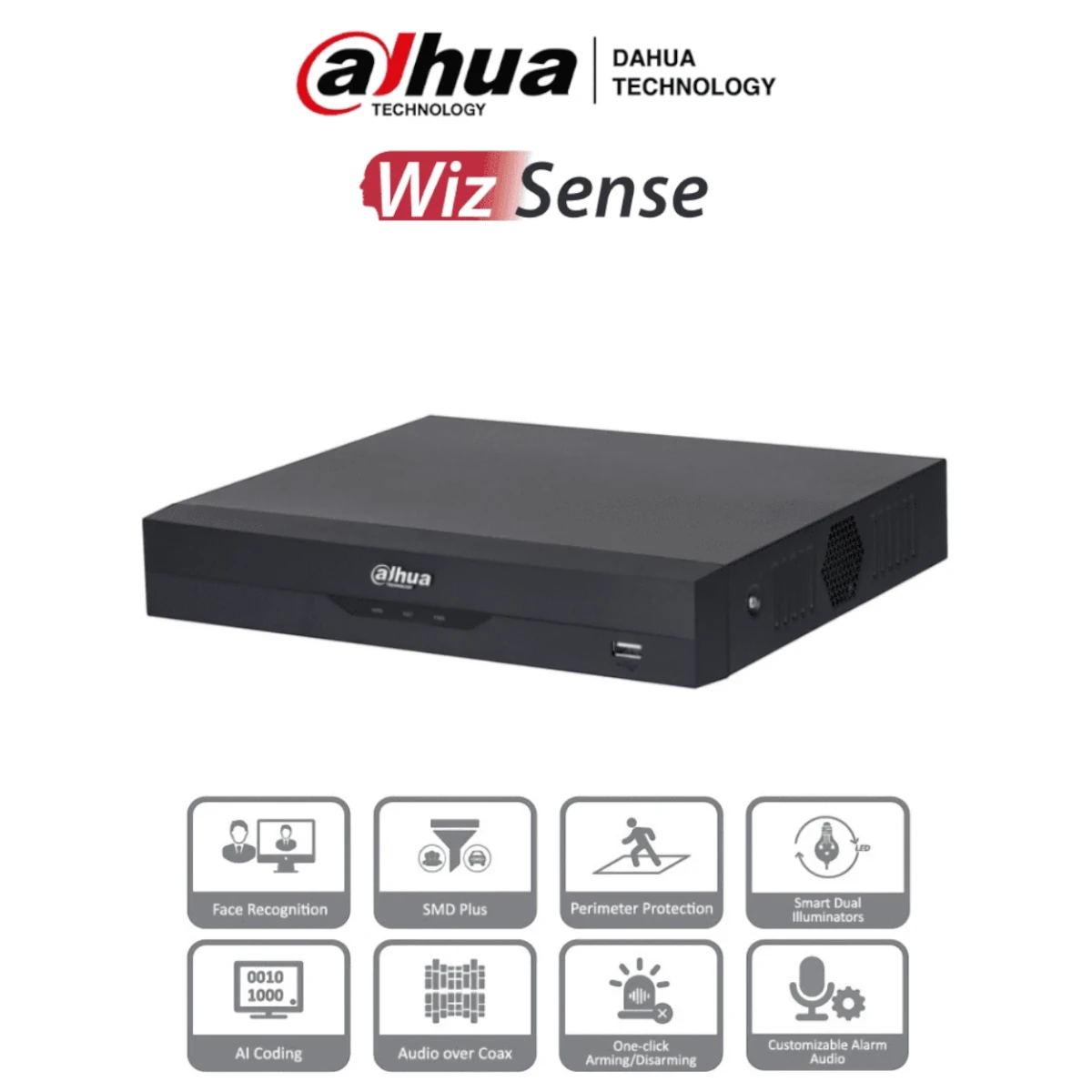 Videograbadoras Analógicas - TurboHD TVI / AHD / CVIDAHUADH-XVR5104HS-I3DVR Hibrido 5MP Lite 4+2 Canales WizSense H.265+ IoT Dahua DH - XVR5104HS - I3 - SILYMX