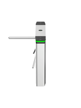 DAHUA DHI-ASGG520T-Es un torniquete peatonal fabricado en acero inoxidable. Ofrece ajuste de tiempo de desbloqueo, indicadores de luz y sonido ajustables, y funciones de emergencia. Incluye lector de entrada/salida y controlador, garantizando seguridad. - Imagen 2