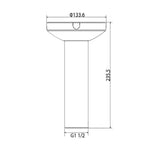 Montaje De Techo Para Camaras Ptz Dahua Sd65  DH-PFB300C - SILYMX