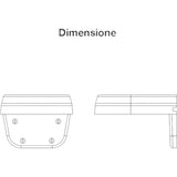 Montaje para camarasVIVOTEKAM-21ASoporte de Pared VIVOTEK AM - 21A · Tipo L · Exterior · Para Cámaras Domo - SILYMX