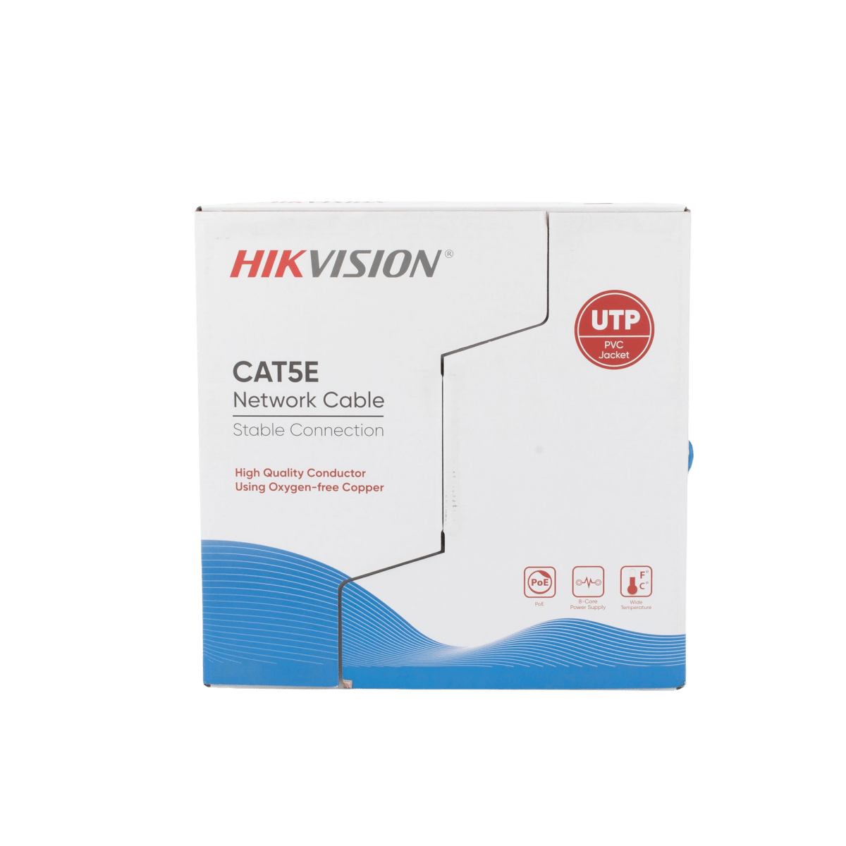 Cables Categoria 5eHIKVISIONDS-1LN5E-SBBobina Cable UTP Cat5E 305m (1000ft) Interior 100% Cobre Azul Hikvision DS - 1LN5E - SB - SILYMX