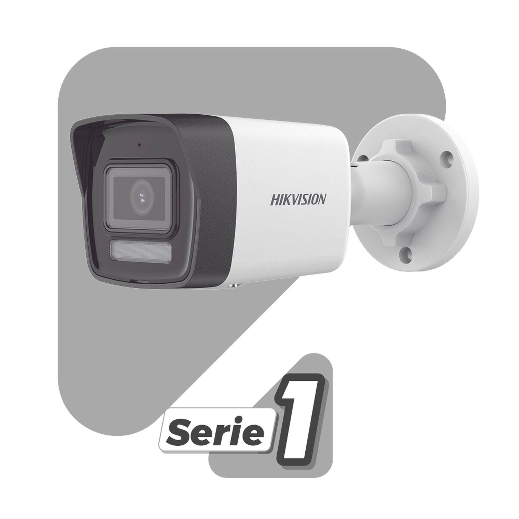 Bala IP 6 Megapixel Lente 2.8 mm Dual Light (30 mts IR + 20 mts Luz Blanca) Micrófono Integrado ACUSENSE Lite Exterior IP67 H.265 PoE ONVIF DS-2CD1063G2-LIU HIKVISION - Imagen 1