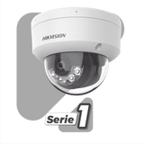 Camaras IP DomoHIKVISIONDS-2CD1143G2-LIUFCámara Domo IP 4MP ColorVu Dual Light Micrófono Integrado AcuSense PoE IK08 IP67 Hikvision DS - 2CD1143G2 - LIUF - SILYMX