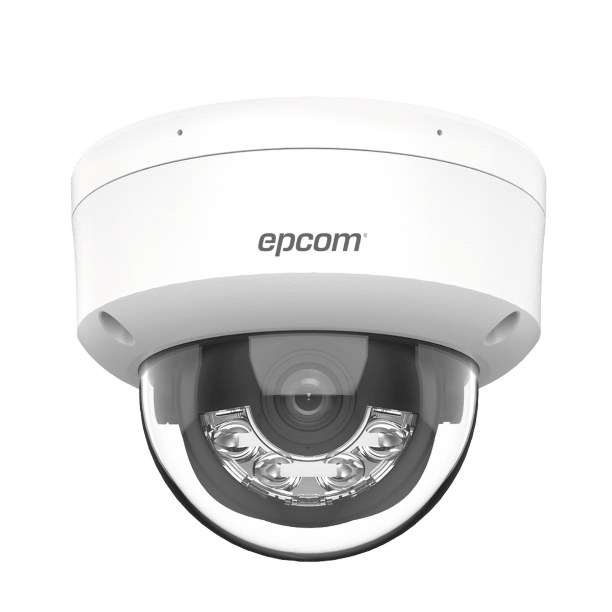 Camaras IP DomoHIKVISIONDS-2CD1143G2-LIUFCámara Domo IP 4MP ColorVu Dual Light Micrófono Integrado AcuSense PoE IK08 IP67 Hikvision DS - 2CD1143G2 - LIUF - SILYMX