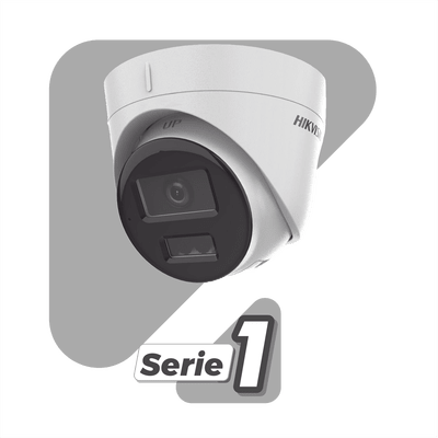 Camaras IP TurretHIKVISIONDS-2CD1323G2-LIUFCamara Turret IP 2MP Dual Light Lente 2.8mm IR 30m Microfono AcuSense Lite PoE Hikvision DS - 2CD1323G2 - LIUF - SILYMX