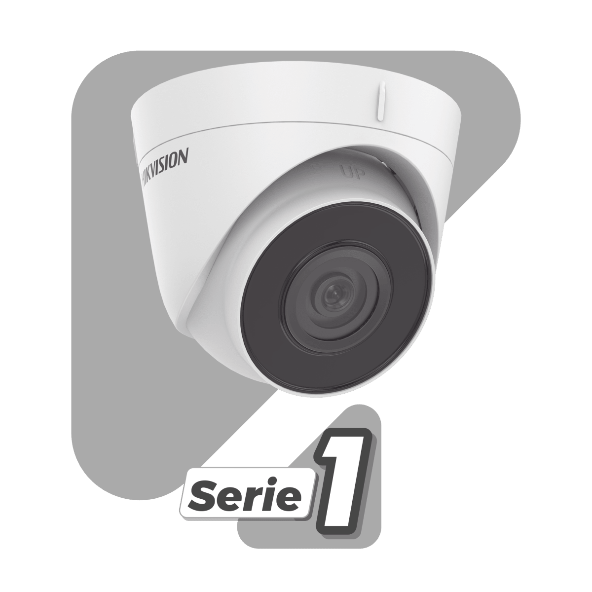 Camaras IP TurretHIKVISIONDS-2CD1343G0-I(C)Camara Turret IP 4MP IR 30m PoE WDR 120dB Lente 2.8mm Hikvision DS - 2CD1343G0 - I(C) - SILYMX