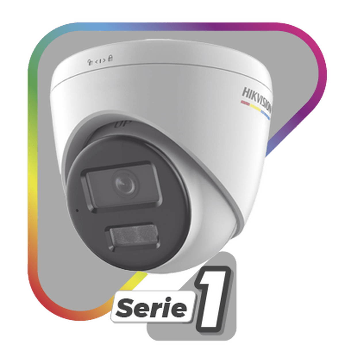 Camaras IP DomoHIKVISIONDS-2CD1367G2H-LIUFCamara Turret IP 6MP Dual Light ColorVu Lente 2.8mm IR 30m Luz Blanca 30m Microfono AcuSense Lite IP67 WDR 120dB PoE Hikvision DS - 2CD1367G2H - LIUF - SILYMX