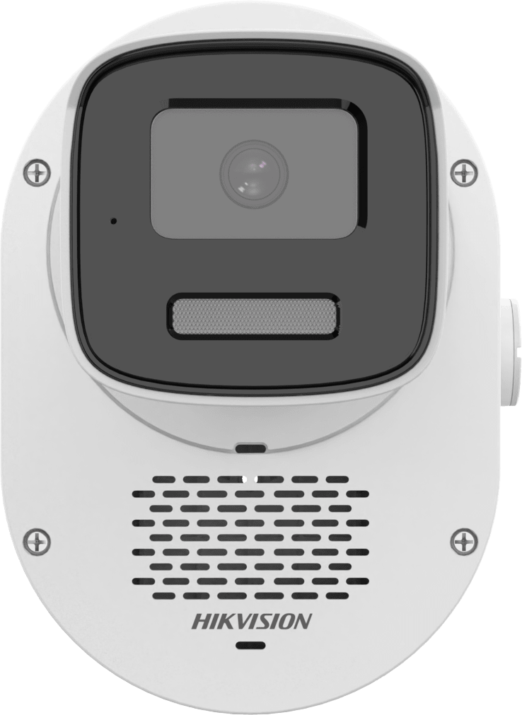 [SoundMax + ColorVu 3.0 + MD 3.0] Bala IP 4 Megapixel / Lente 4 mm / 50 mts IR + 50 mts Luz Blanca / Micrófono Integrado / ACUSENSE Lite / Exterior IP67 / WDR 120 dB / PoE / Micro SD HIKVISION - Imagen 1