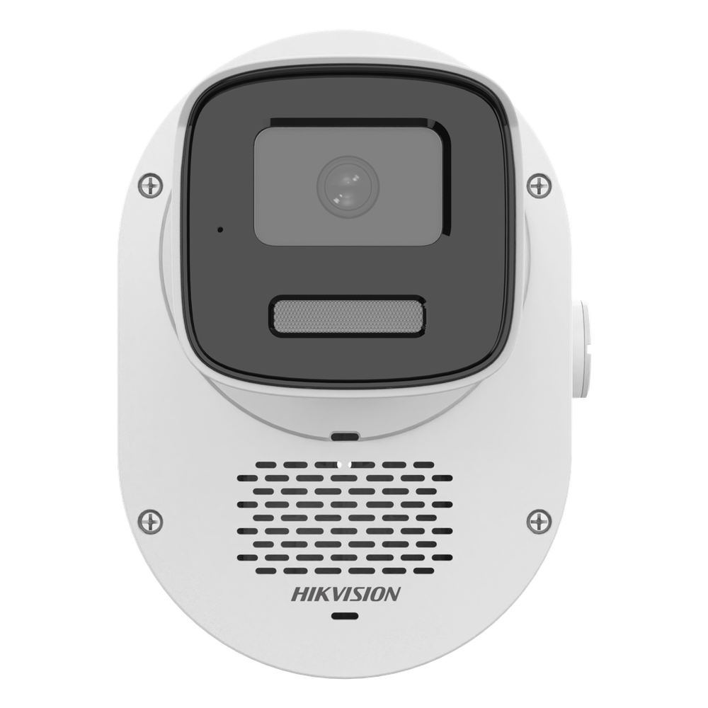 [SoundMax + ColorVu 3.0 + MD 3.0] Bala IP 4 Megapixel / Lente 4 mm / 50 mts IR + 50 mts Luz Blanca / Micrófono Integrado / ACUSENSE Lite / Exterior IP67 / WDR 120 dB / PoE / Micro SD HIKVISION - Imagen 1