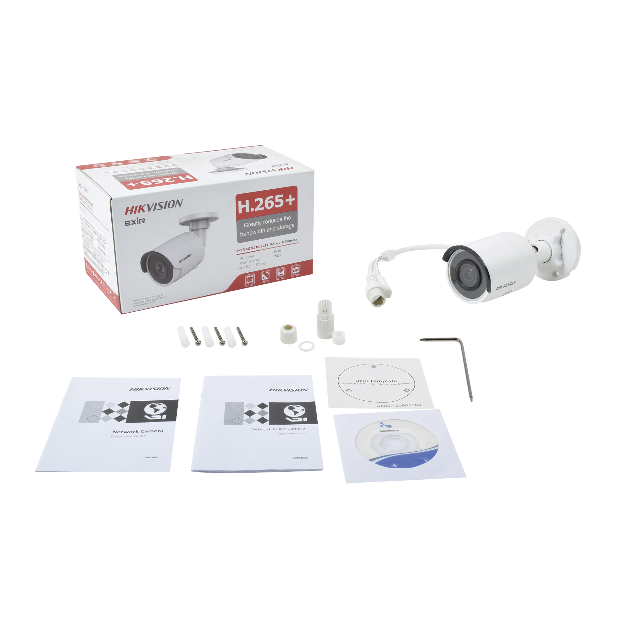 Bala IP 4 Megapixeles / Serie PRO / 30 mts IR EXIR / Exterior IP67 / Lente 2.8 mm / WDR 120 dB / PoE / Videoanaliticos Integrados / MicroSD HIKVISION - Imagen 5