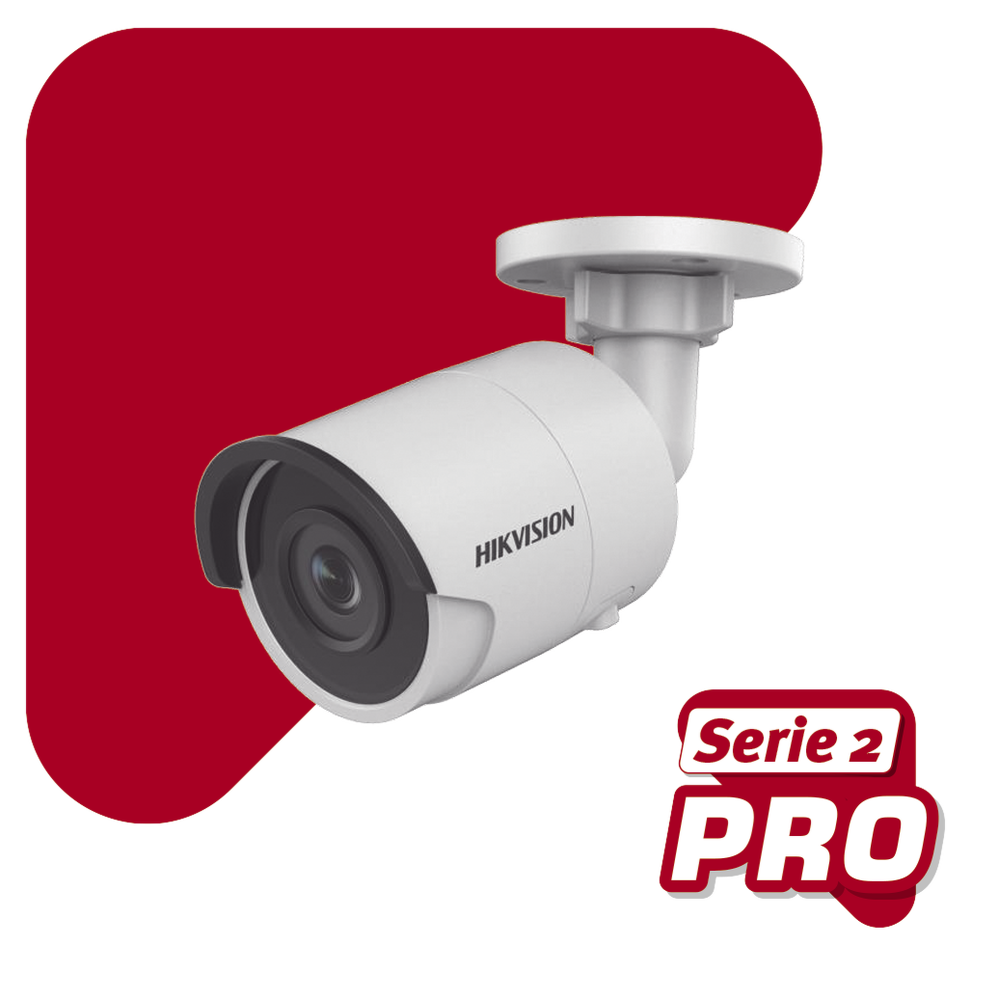 Bala IP 6 Megapixeles / Serie PRO / 30 mts IR EXIR / Exterior IP67 / Lente 2.8 mm / WDR 120 dB / PoE / Micro SD / Videoanaliticos Integrados HIKVISION - Imagen 2