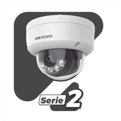 Camaras IP DomoHIKVISIONDS-2CD2123G2-LIS2UCamara Domo IP 2MP AcuSense Dual Light 2 Microfonos Integrados Lente 2.8mm IR 30m PoE Hikvision DS - 2CD2123G2 - LIS2U - SILYMX