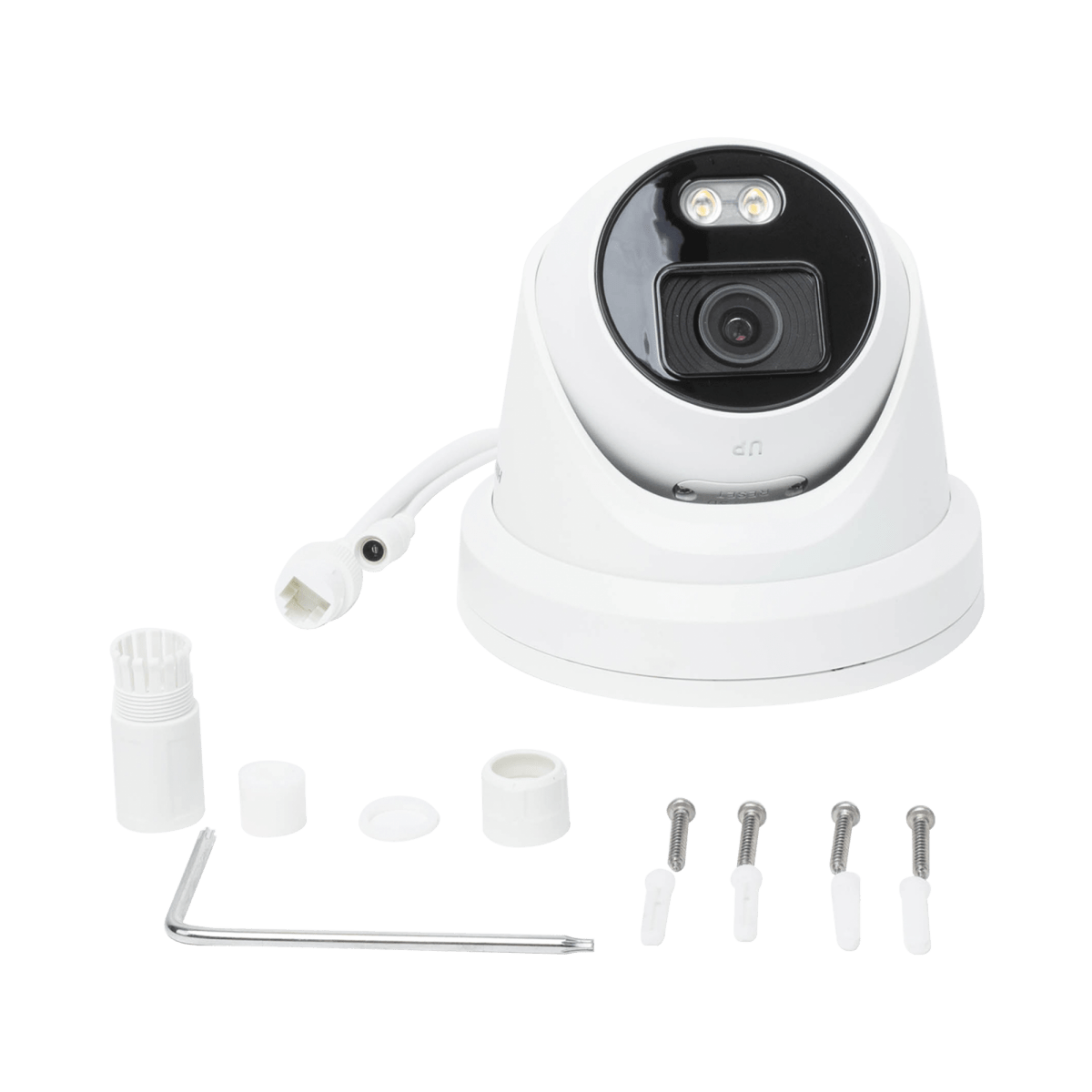 Camaras IP DomoHIKVISIONDS-2CD2347G2-LUCamara Turret IP 4MP ColorVu Lente 4mm Luz Blanca 30m Microfono WDR Hikvision DS - 2CD2347G2 - LU - SILYMX