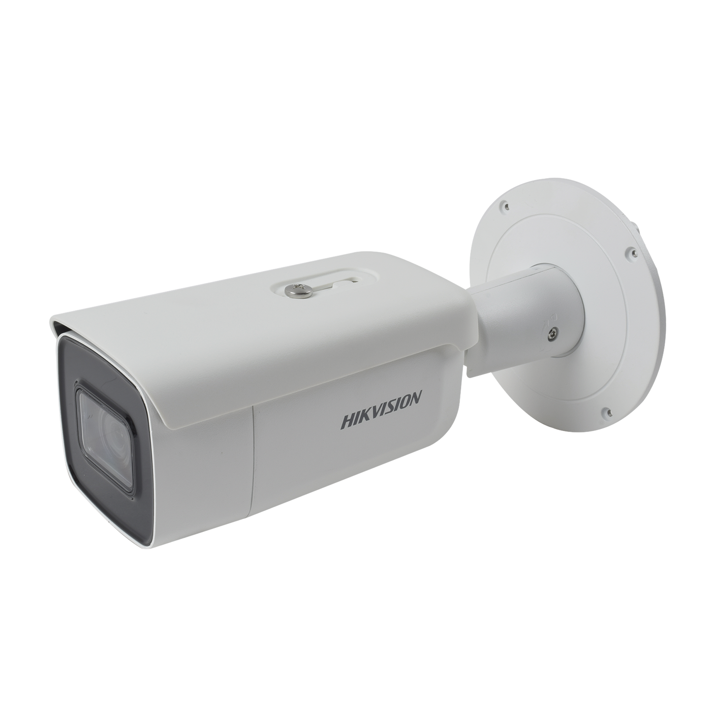 Bala IP 4 Megapixel / 50 mts IR EXIR / Exterior IP67 / IK10 / WDR 120 dB / PoE + / Audio y Alarmas / Lente Mot. 2.8 a 12 mm / Videoanaliticos Integrados HIKVISION - Imagen 1