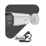 Dual Light + 2 Micrófonos Integrados Bala IP 8 Megapixel 4K Lente 4 mm 80 mts Luz Blanca + 80 mts IR ACUSENSE Exterior IP67 IK10 WDR 120 dB PoE ONVIF Micro SD Metal ACUSEARCH DS-2CD2T83G2-4LI2U HIKVISION - Imagen 1