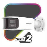 Cámara Ip 8mp 4k 4mm 180° Colorvu Poe Ip67 Acusense 40mts Ir DS-2CD2T87G2-PLSU/SL(C) HIKVISION - Imagen 1