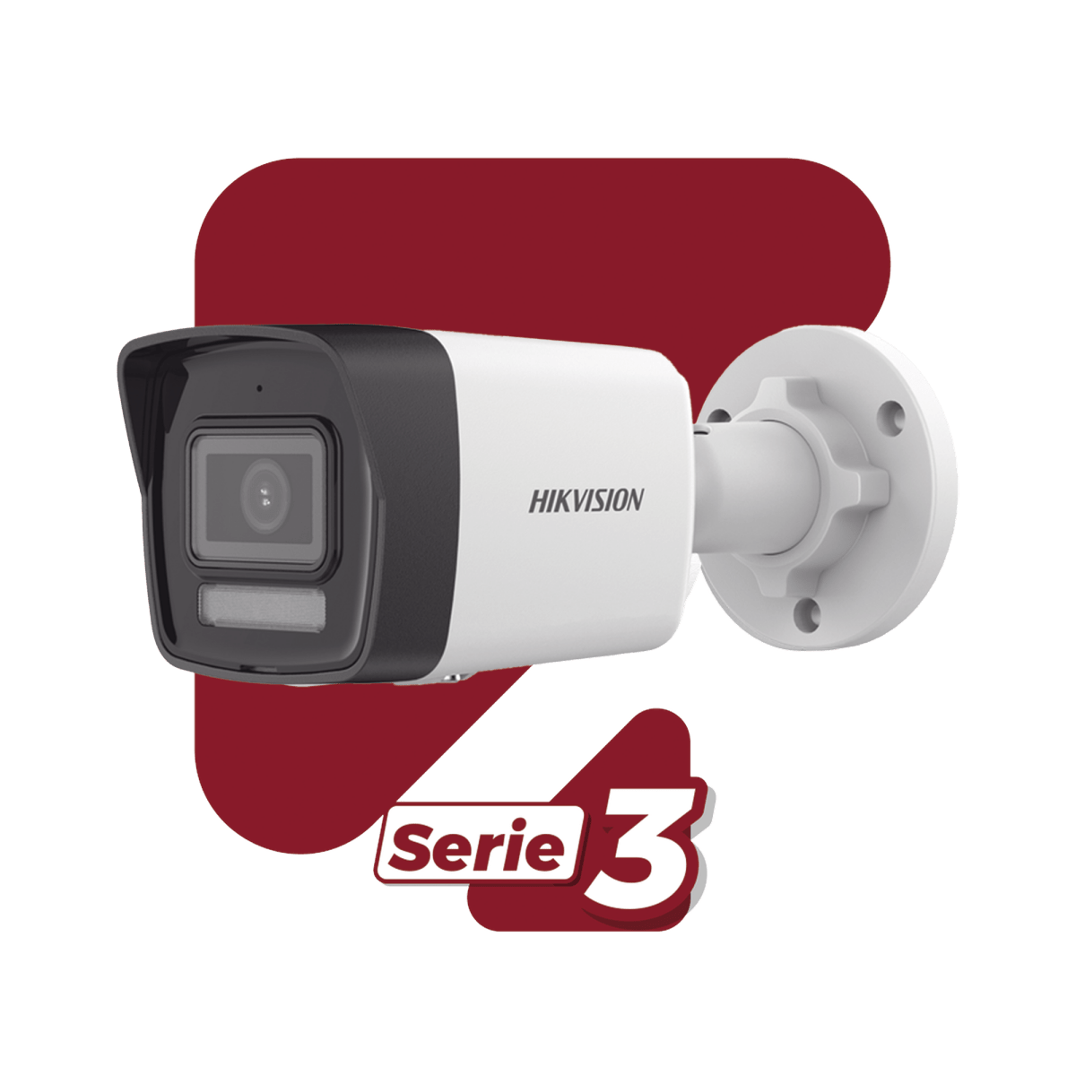 Camaras IP BalaHIKVISIONDS-2CD3041G2-LIUFCamara Bala IP 4MP Dual Light IR 30m Luz Blanca 20m Microfono PoE H.265 Exterior Hikvision DS - 2CD3041G2 - LIUF - SILYMX