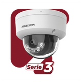 Cámaras IP DomoHIKVISIONDS-2CD3141G2-LIUFCamara Domo IP 4MP Dual Light Lente 2.8mm Microfono IR 30m Luz Blanca 30m IK08 IP67 Hikvision DS - 2CD3141G2 - LIUF - SILYMX