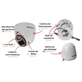 Camaras Analogicas DomoHIKVISIONDS-2CE78U0T-LTSCamara Turret HD - TVI 8MP 4K ColorVu Dual Light Audio Bidireccional IR 40m Lente 2.8mm IP67 Hikvision DS - 2CE78U0T - LTS - SILYMX