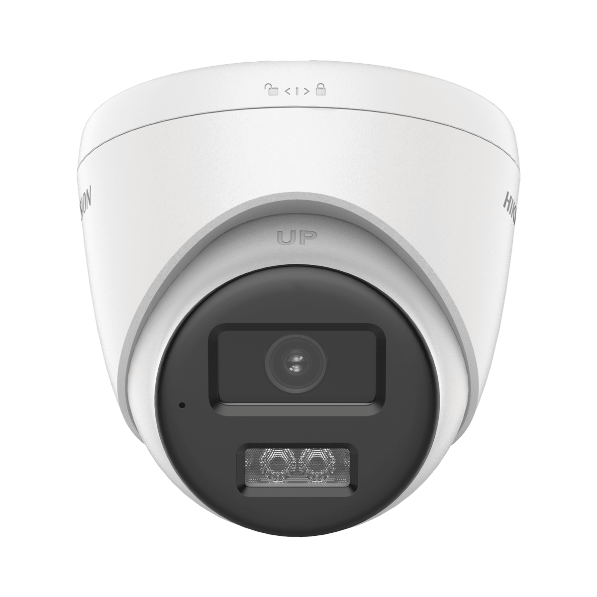 Camaras Analogicas DomoHIKVISIONDS-2CE78U0T-LXTSCámara Turret HD - TVI 8MP 4K ColorVu Audio Bidireccional Sirena Estrobo Dual Light IR 40m IP67 Hikvision DS - 2CE78U0T - LXTS - SILYMX